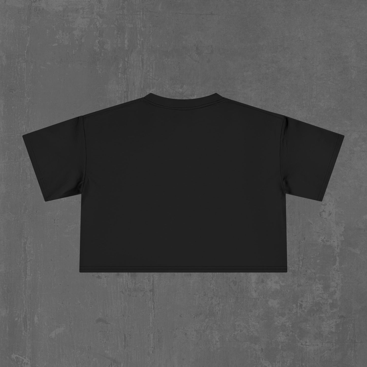 Flaming shovelhead crop top