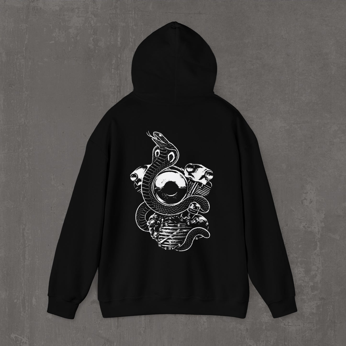 Knucklehead cobra Hoodie (front & back)