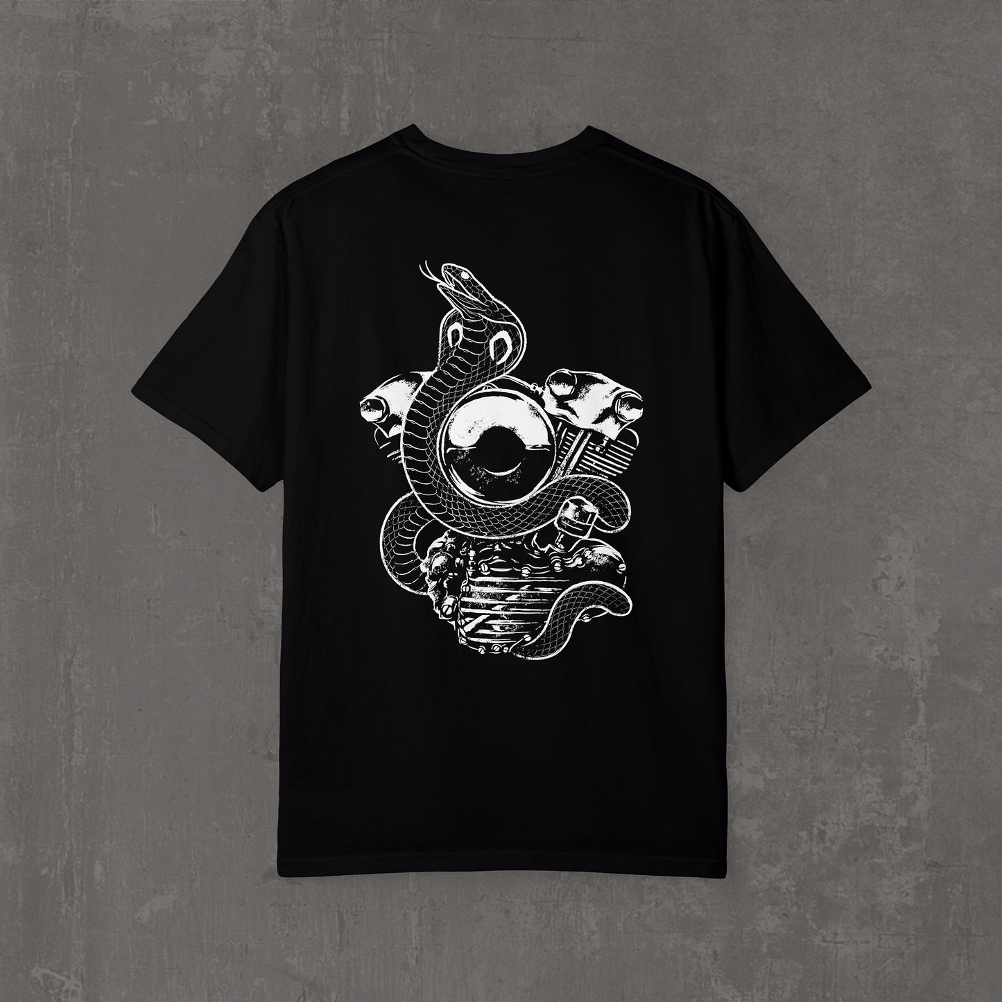 Knucklehead cobra T-shirt (front & back)