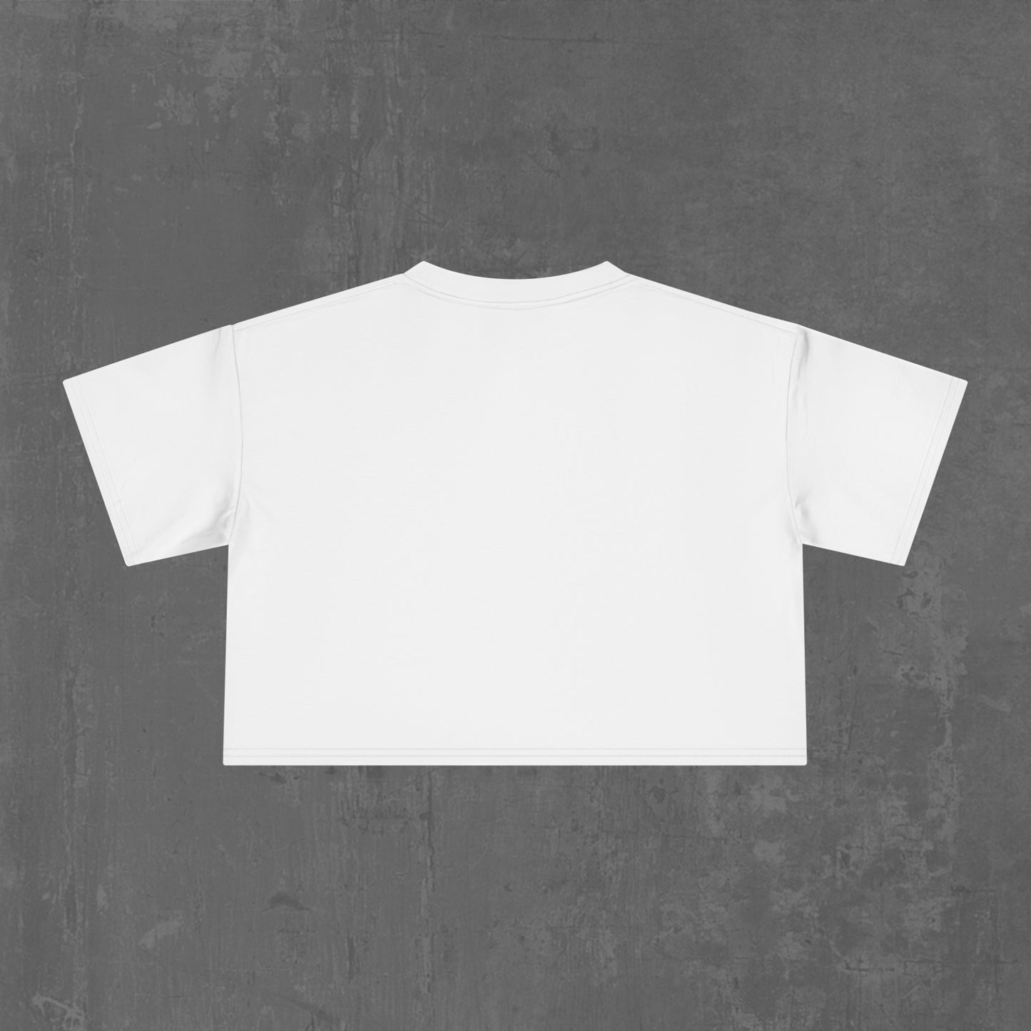 DEATH TAROT CROP TOP white