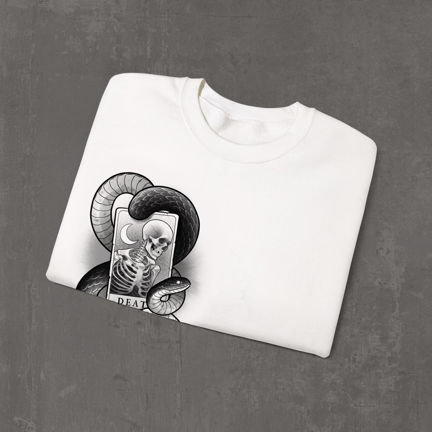 Death tarot white Sweatshirt