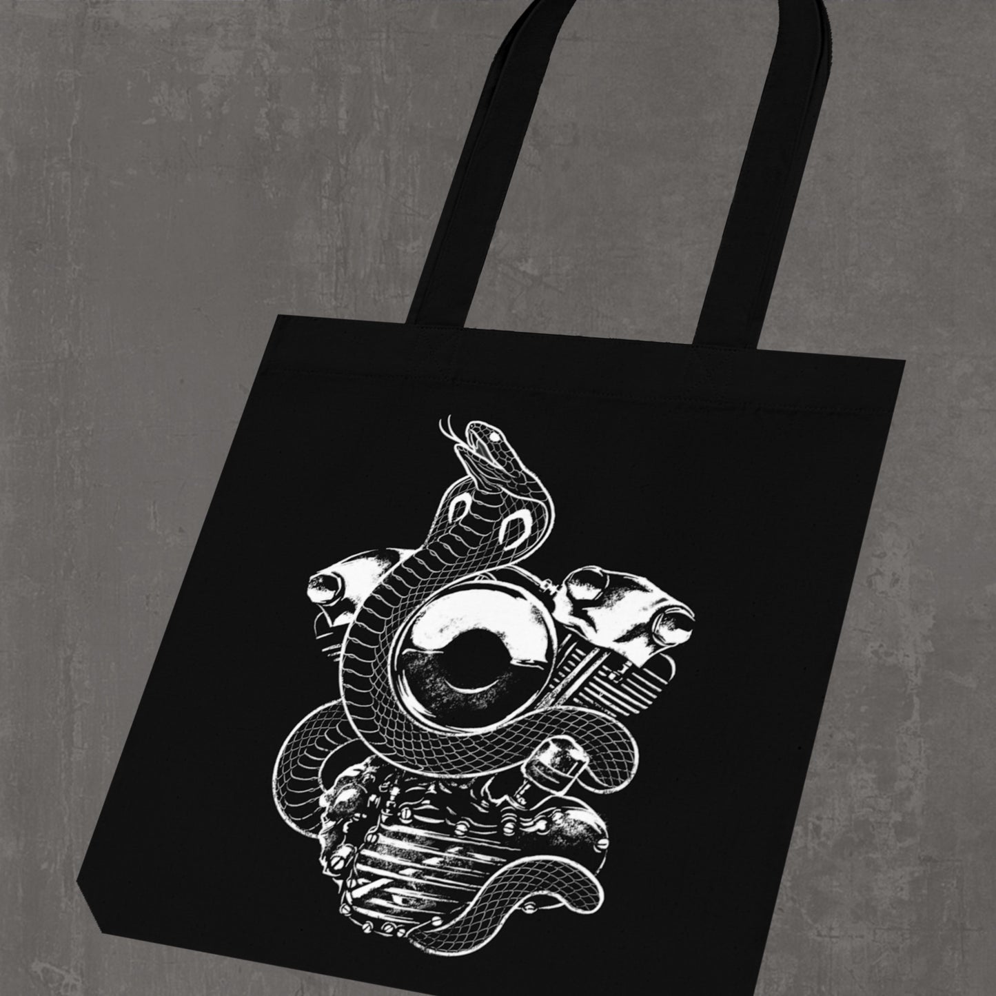 Knucklehead cobra Tote bag