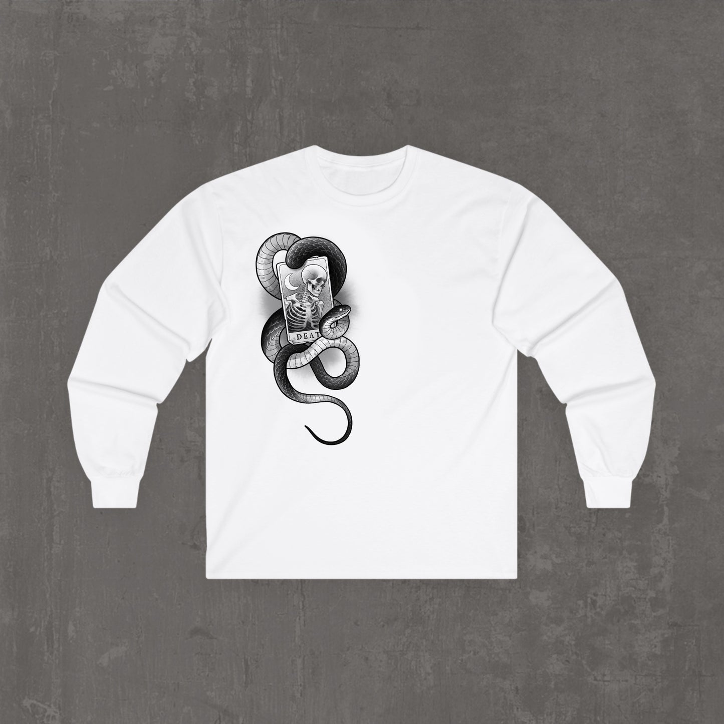 Death tarot long sleeve tee