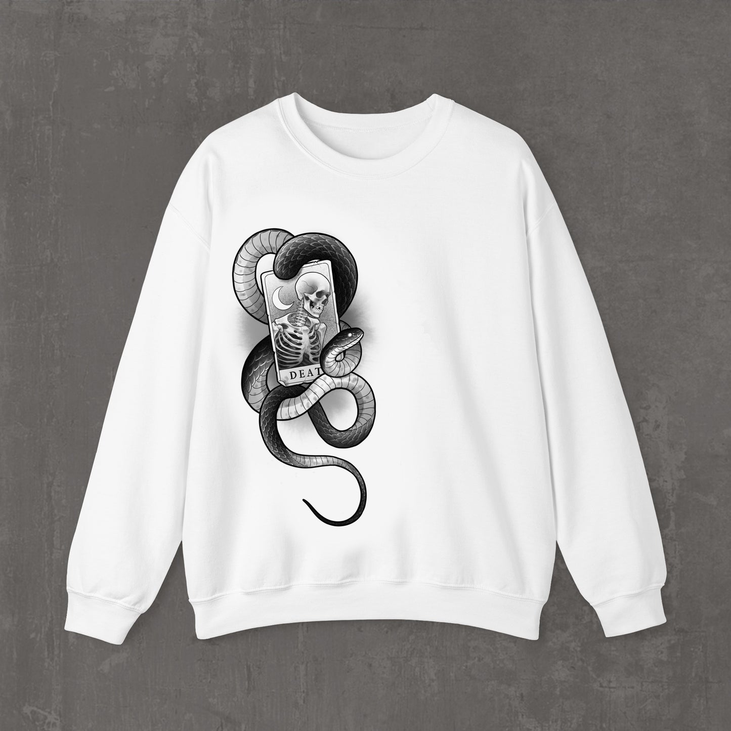 Death tarot white Sweatshirt