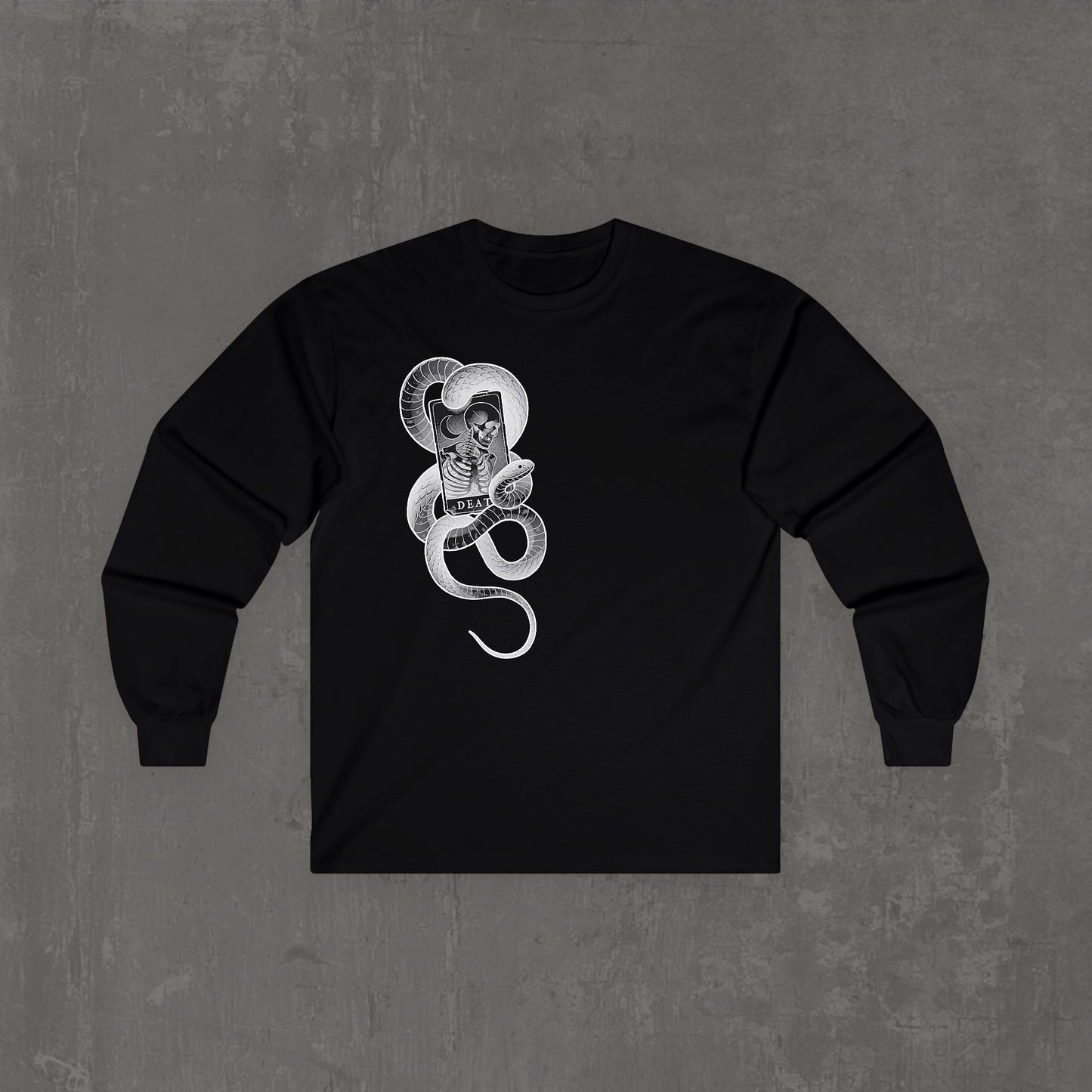Death tarot long sleeve tee