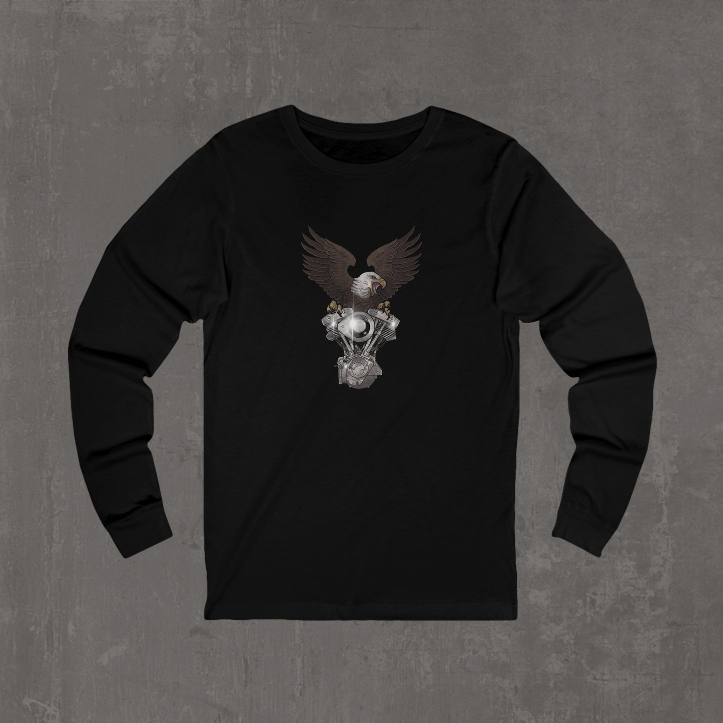 Shovelhead eagle long sleeve tee