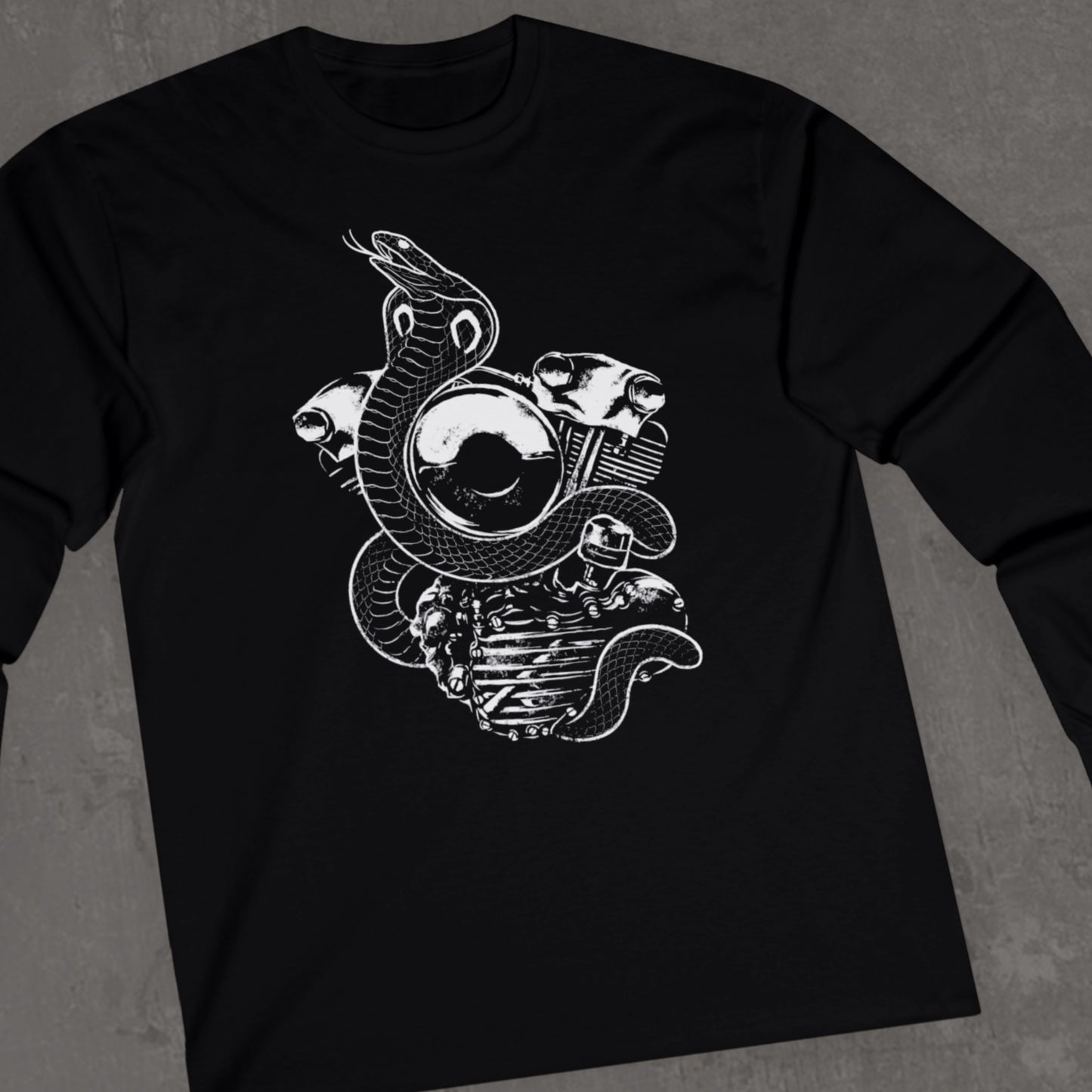 Knucklehead cobra long sleeve tee