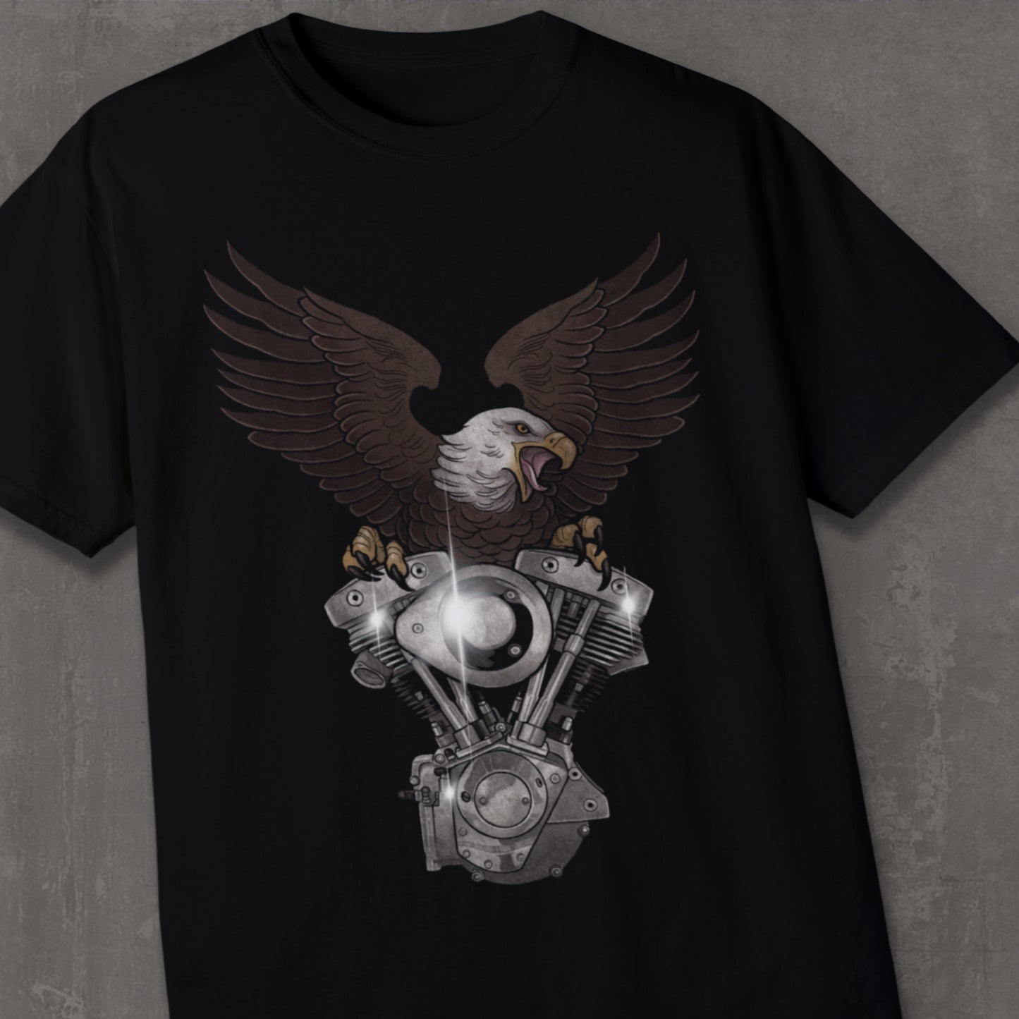 Shovelhead T-shirt front print