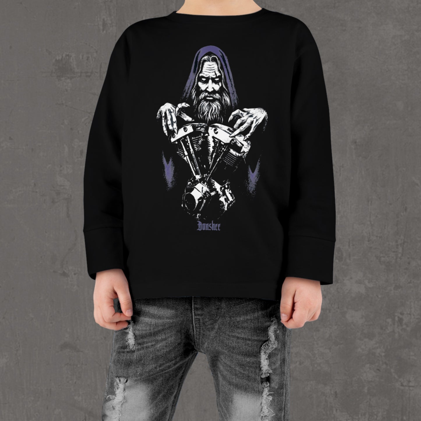 Motowizard Toddler Long Sleeve Tee