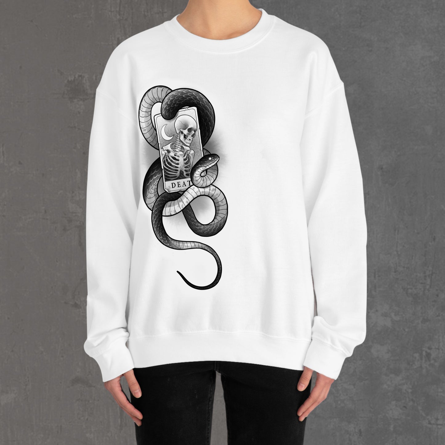 Death tarot white Sweatshirt