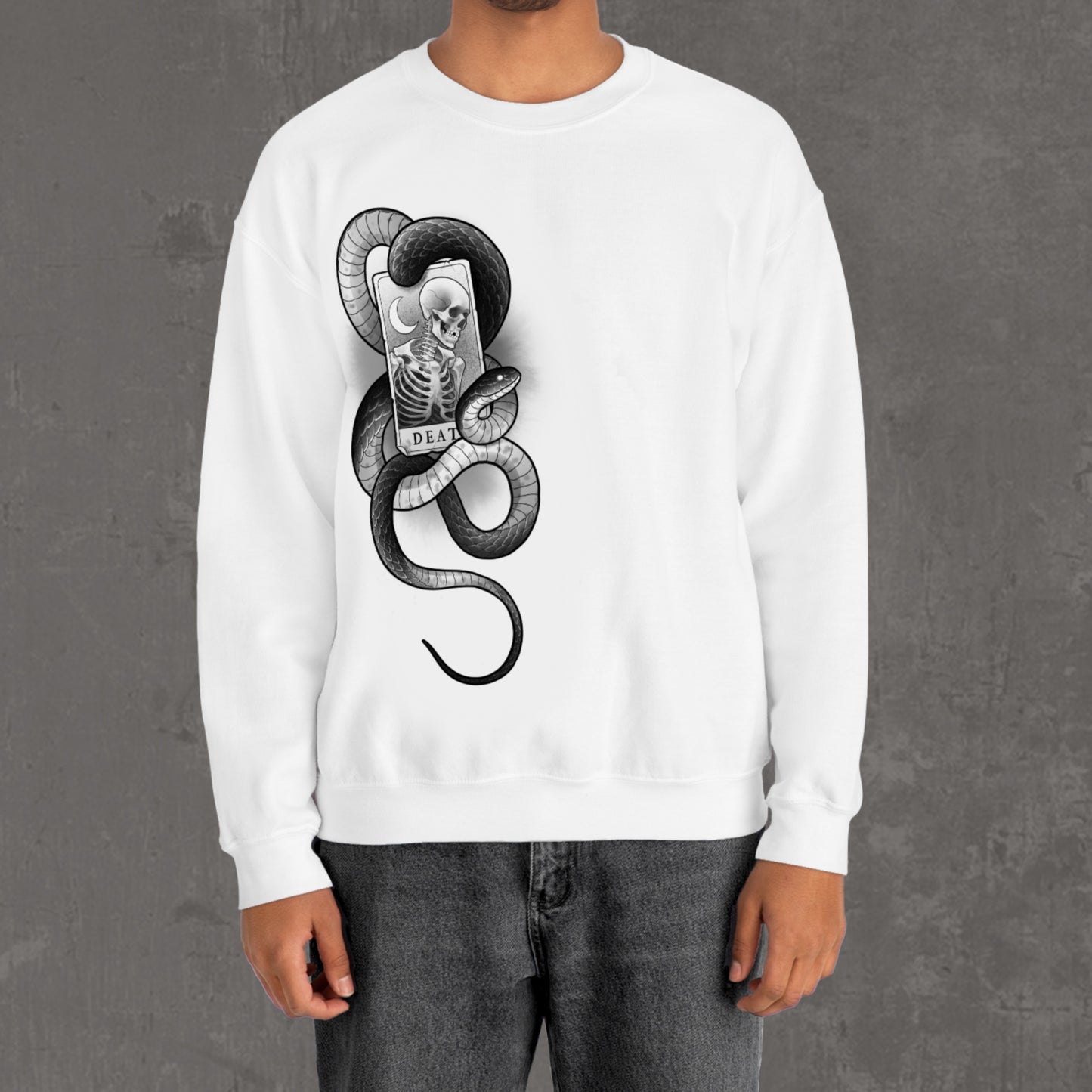 Death tarot white Sweatshirt
