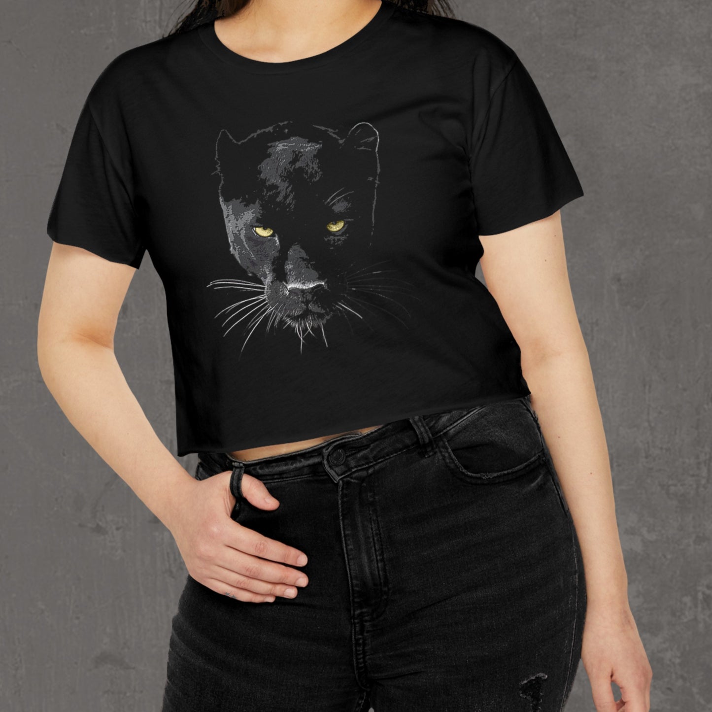 Panther Crop Top