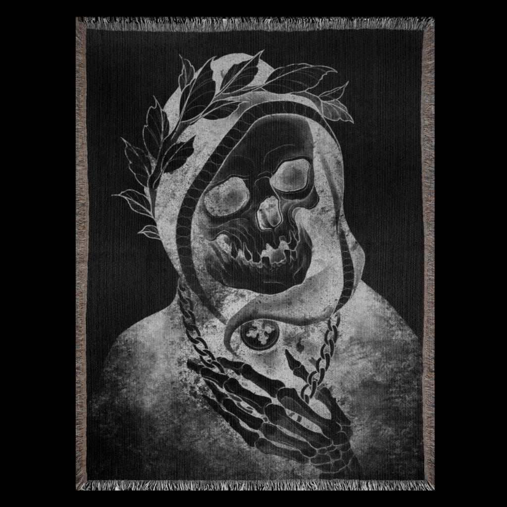Grim Woven Blanket