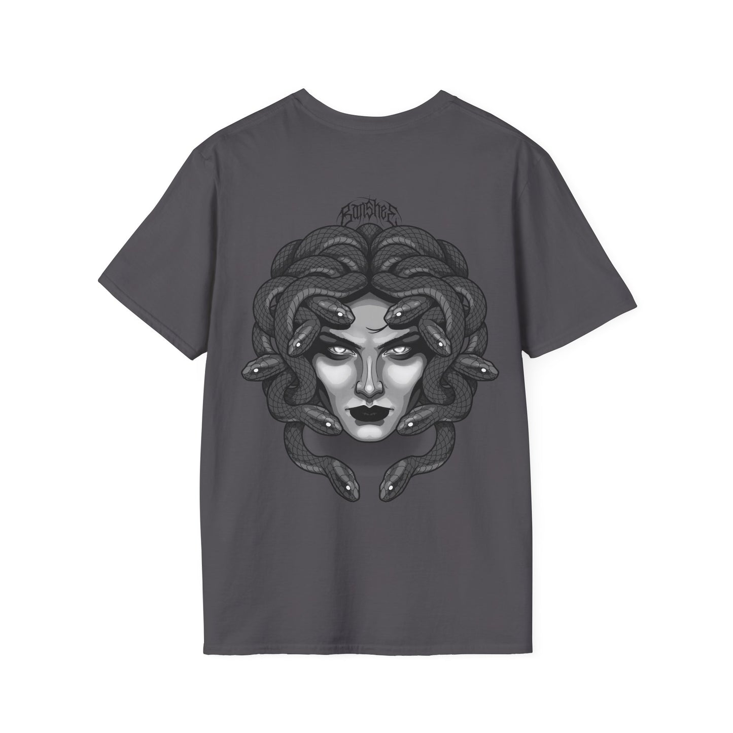 Medusa Graphic T-Shirt — Dark Mythology Snake Head Tee
