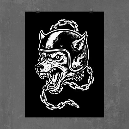 HELLHOUND WHITE POSTER