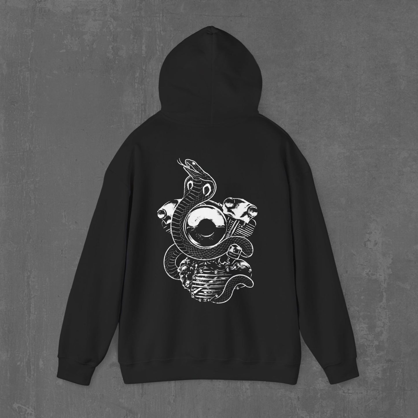 Knucklehead cobra Hoodie (front & back)