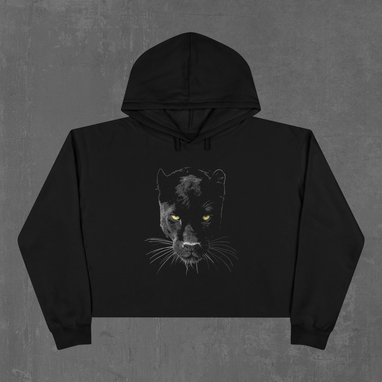Panther Crop Hoodie