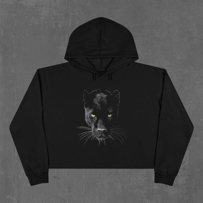 Panther Crop Hoodie
