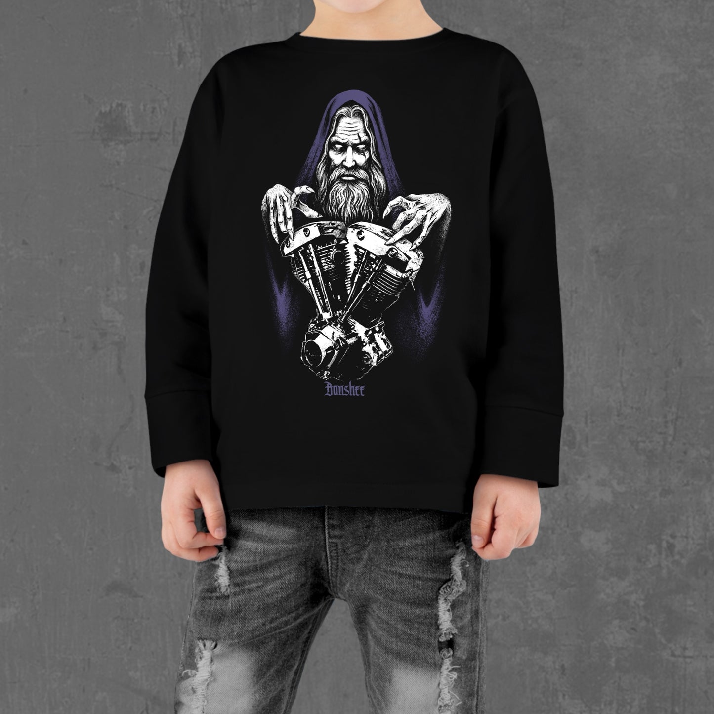 Motowizard Toddler Long Sleeve Tee