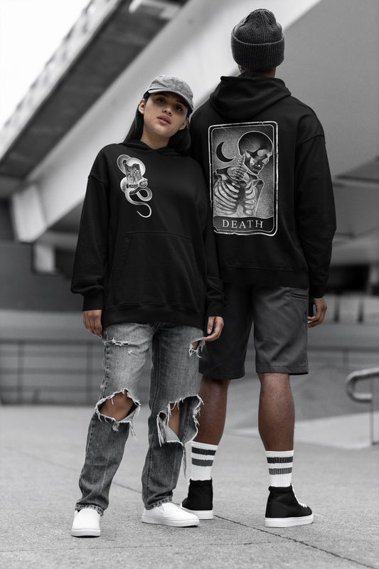 Death tarot Hoodie (front & back)