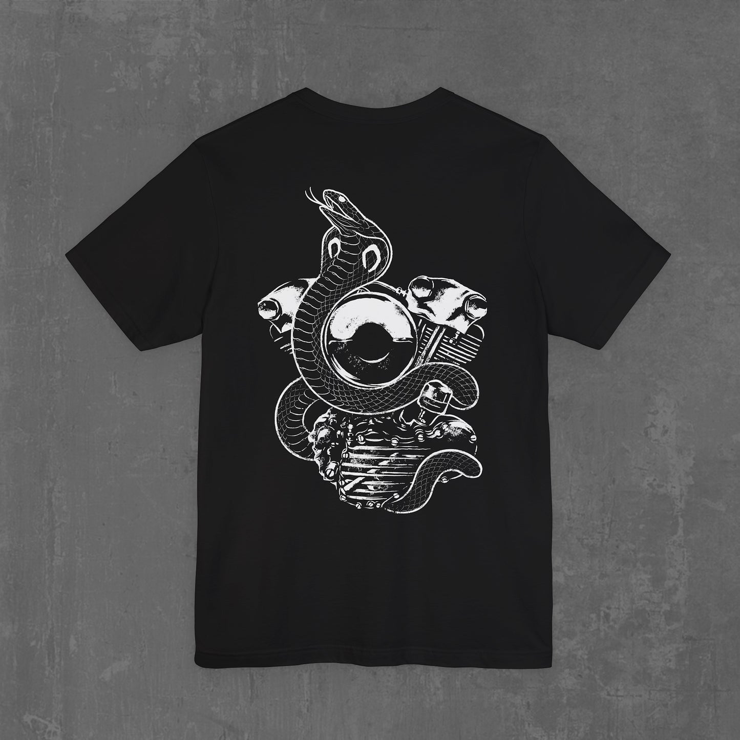 KNUCKLEHEAD COBRA T-SHIRT (front & back)