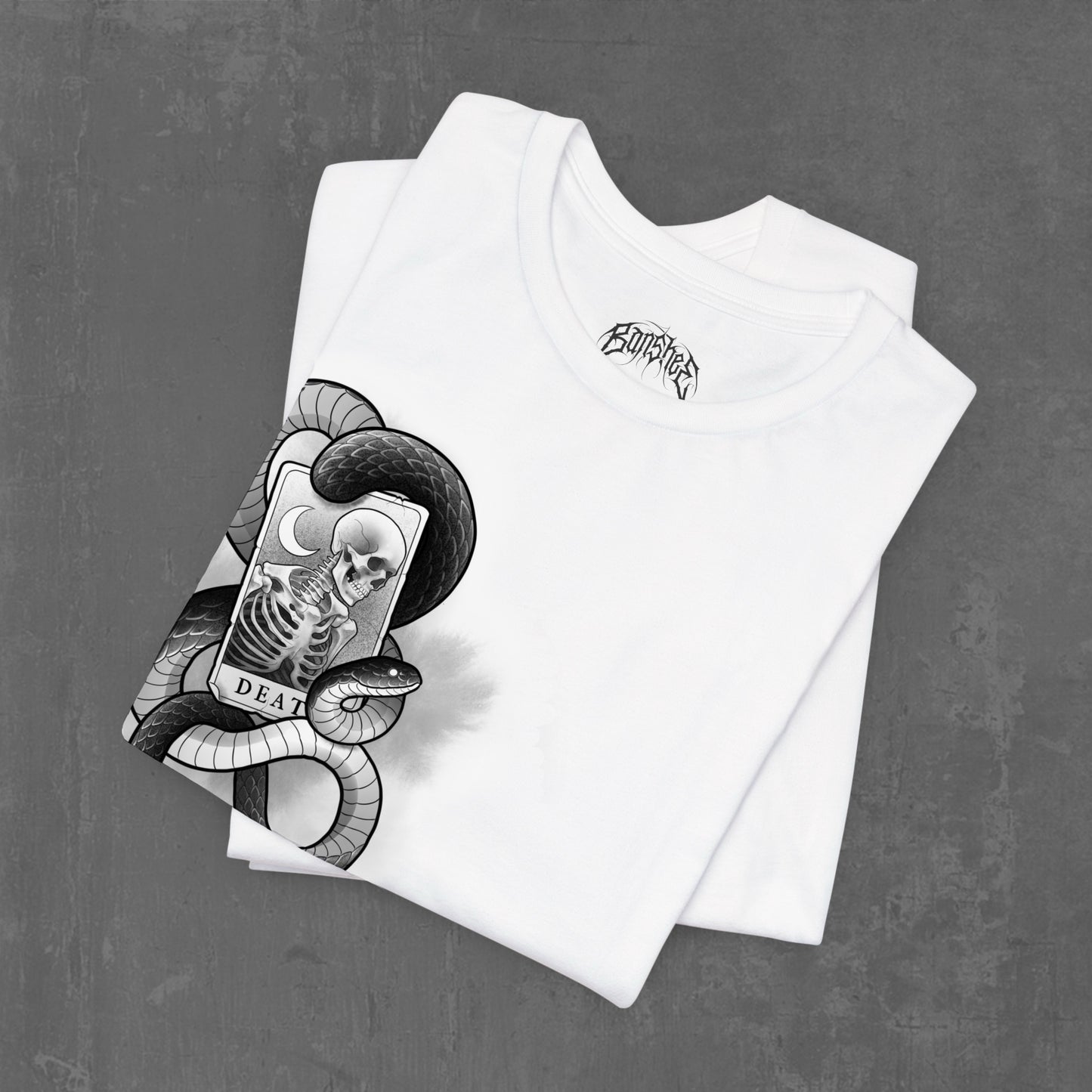 DEATH TAROT T-SHIRT (white)