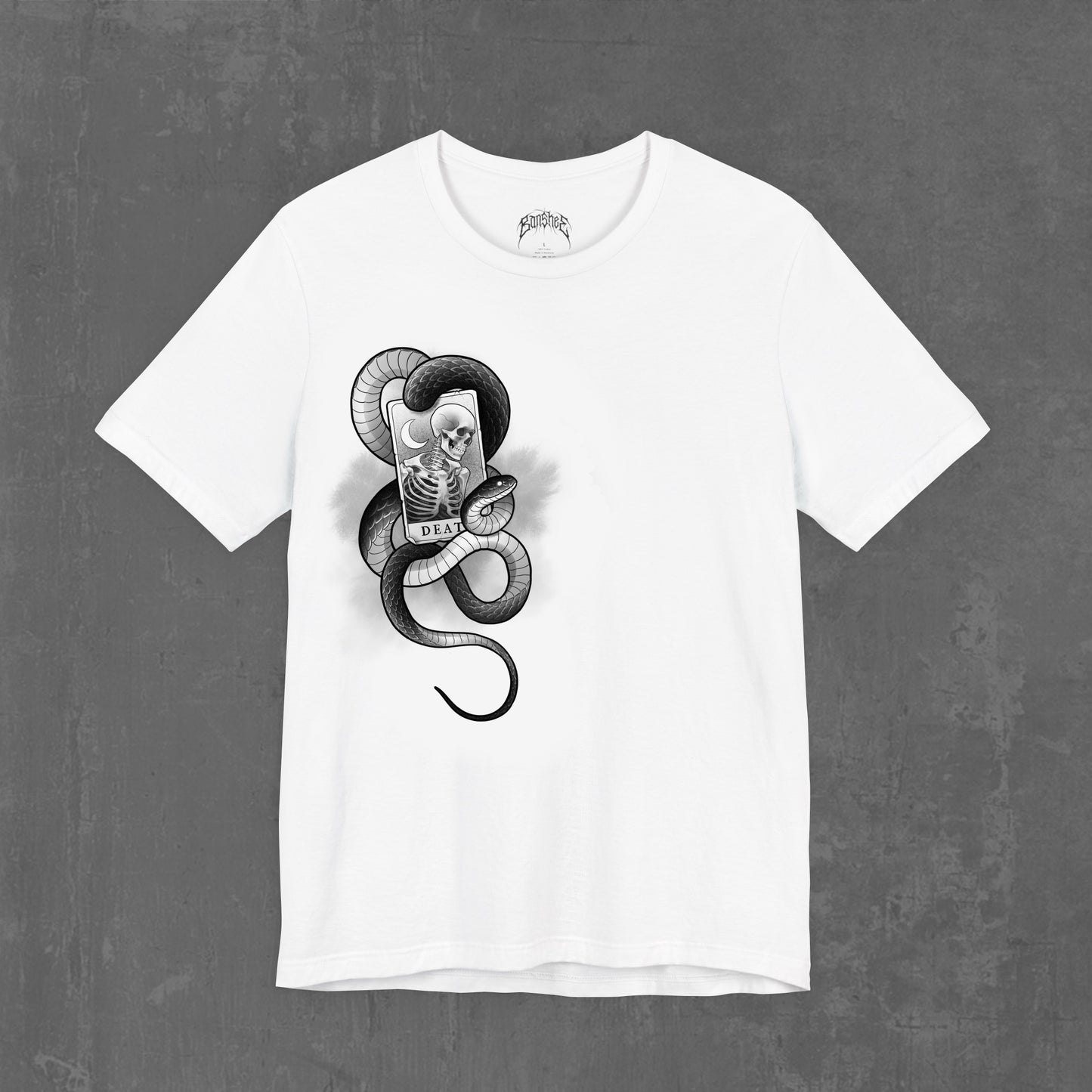 DEATH TAROT T-SHIRT (white)