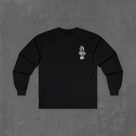 Shovelhead Long sleeve tee (front & back)