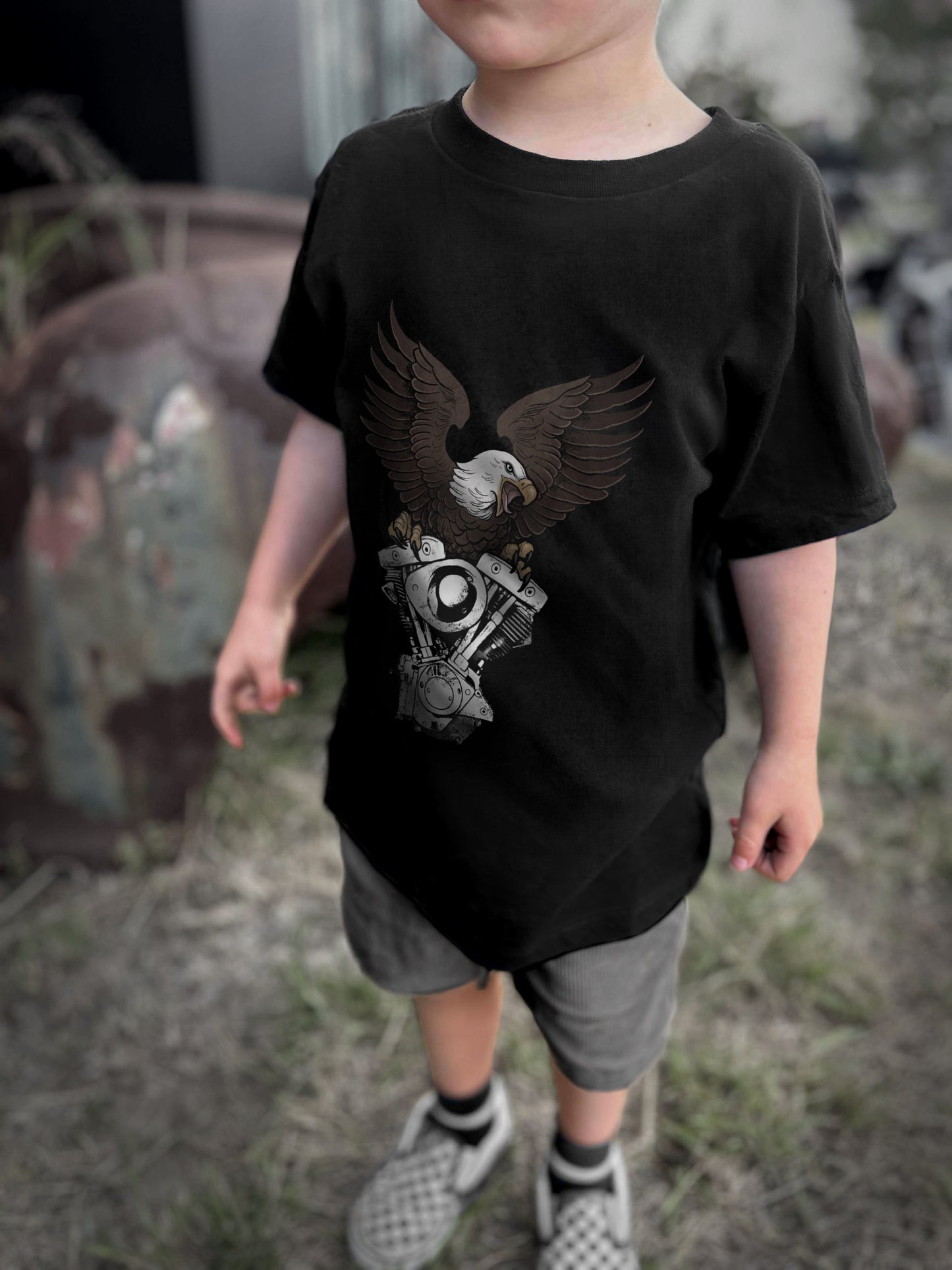 SHOVELHEAD EAGLE TODDLER TEE