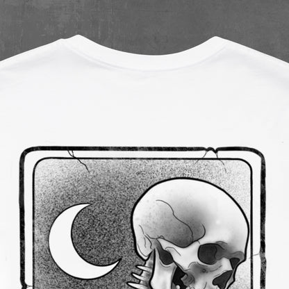 DEATH TAROT T-SHIRT white (front & back)