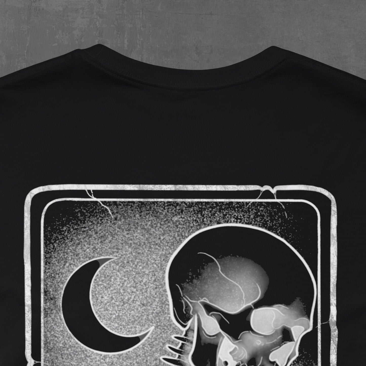 DEATH TAROT T-SHIRT black (front & back)