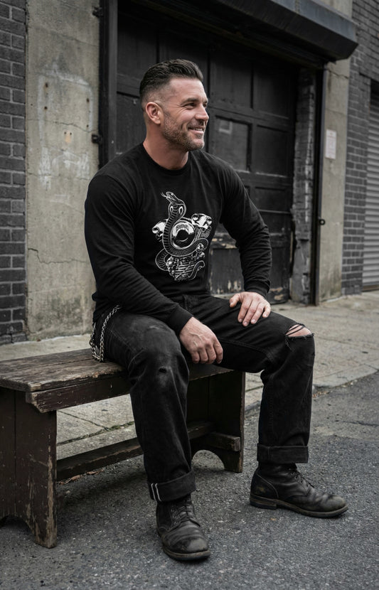 KNUCKLEHEAD COBRA LONG SLEEVE TEE