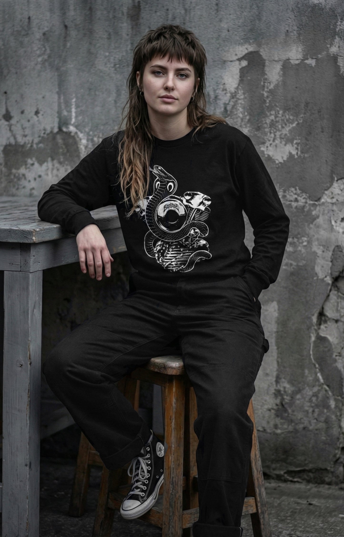 KNUCKLEHEAD COBRA LONG SLEEVE TEE