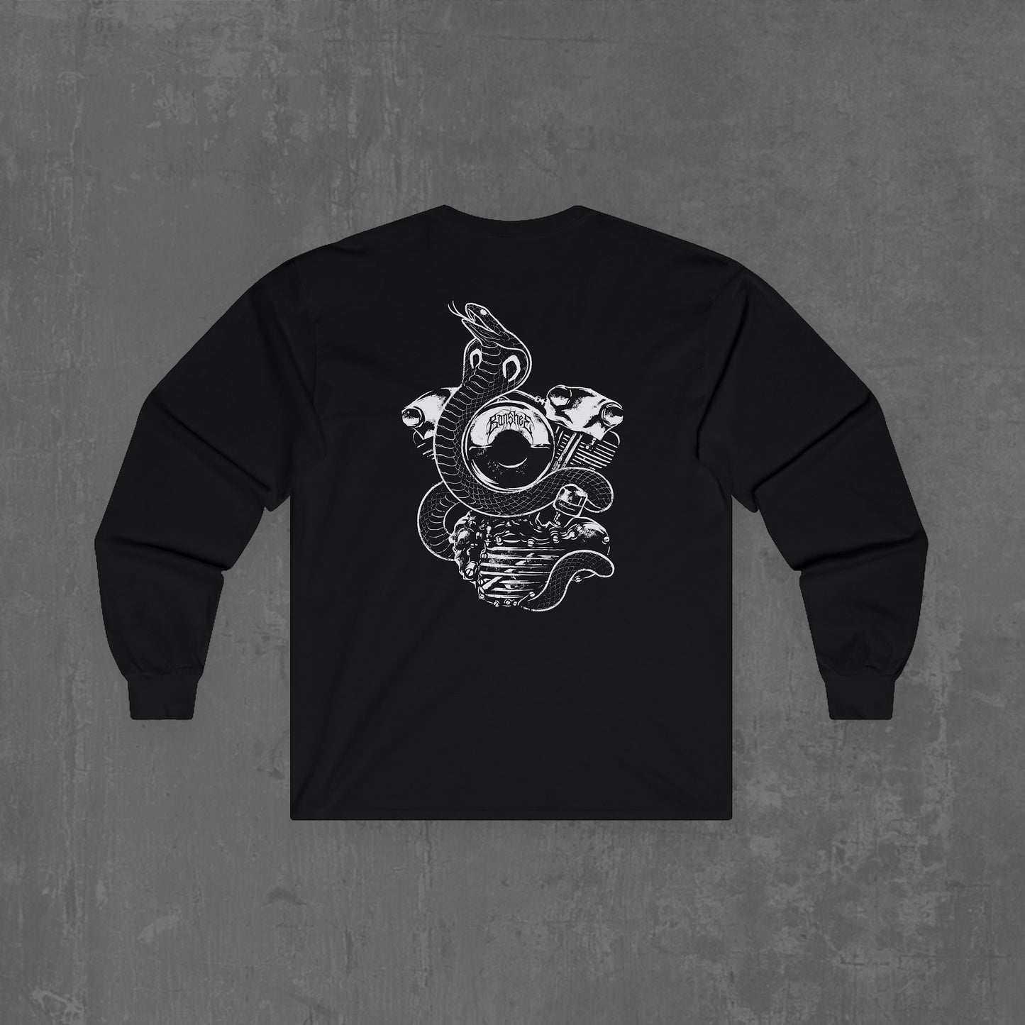 KNUCKLEHEAD COBRA LONG SLEEVE TEE (front & back)