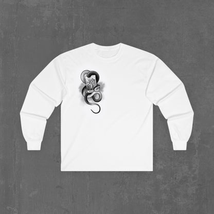 DEATH TAROT LONG SLEEVE TEE (white)