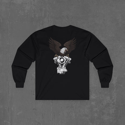 SHOVELHEAD EAGLE LONG SLEEVE TEE (front & back)