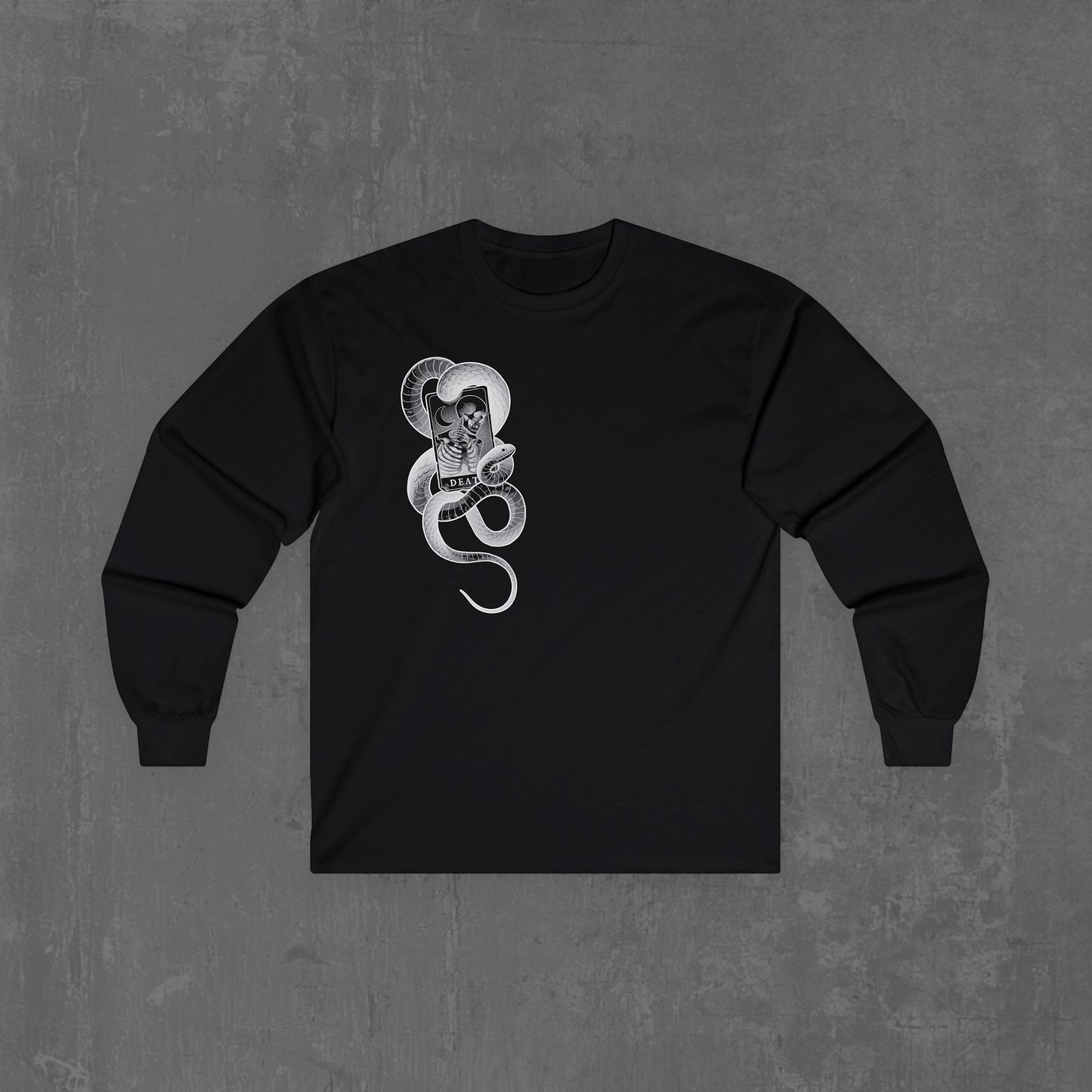 DEATH TAROT LONG SLEEVE TEE (black)