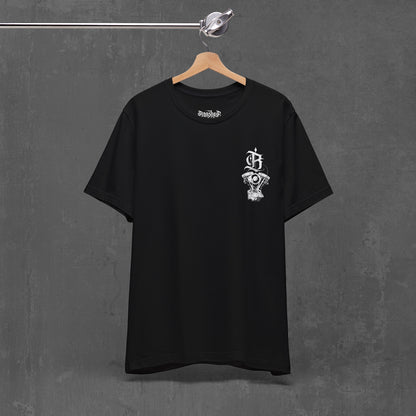 FLAMING SHOVELHEAD T-SHIRT (front & back)