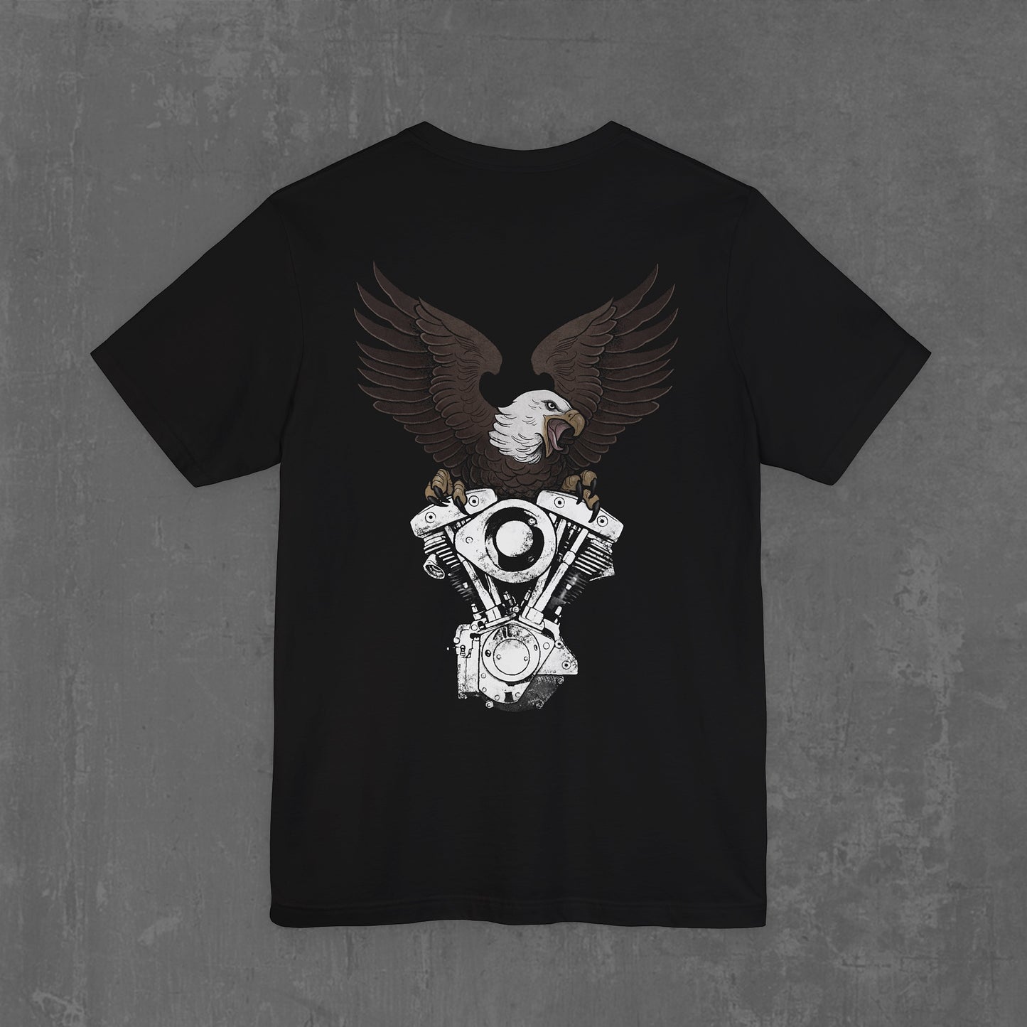 SHOVELHEAD EAGLE T-SHIRT (front & back)
