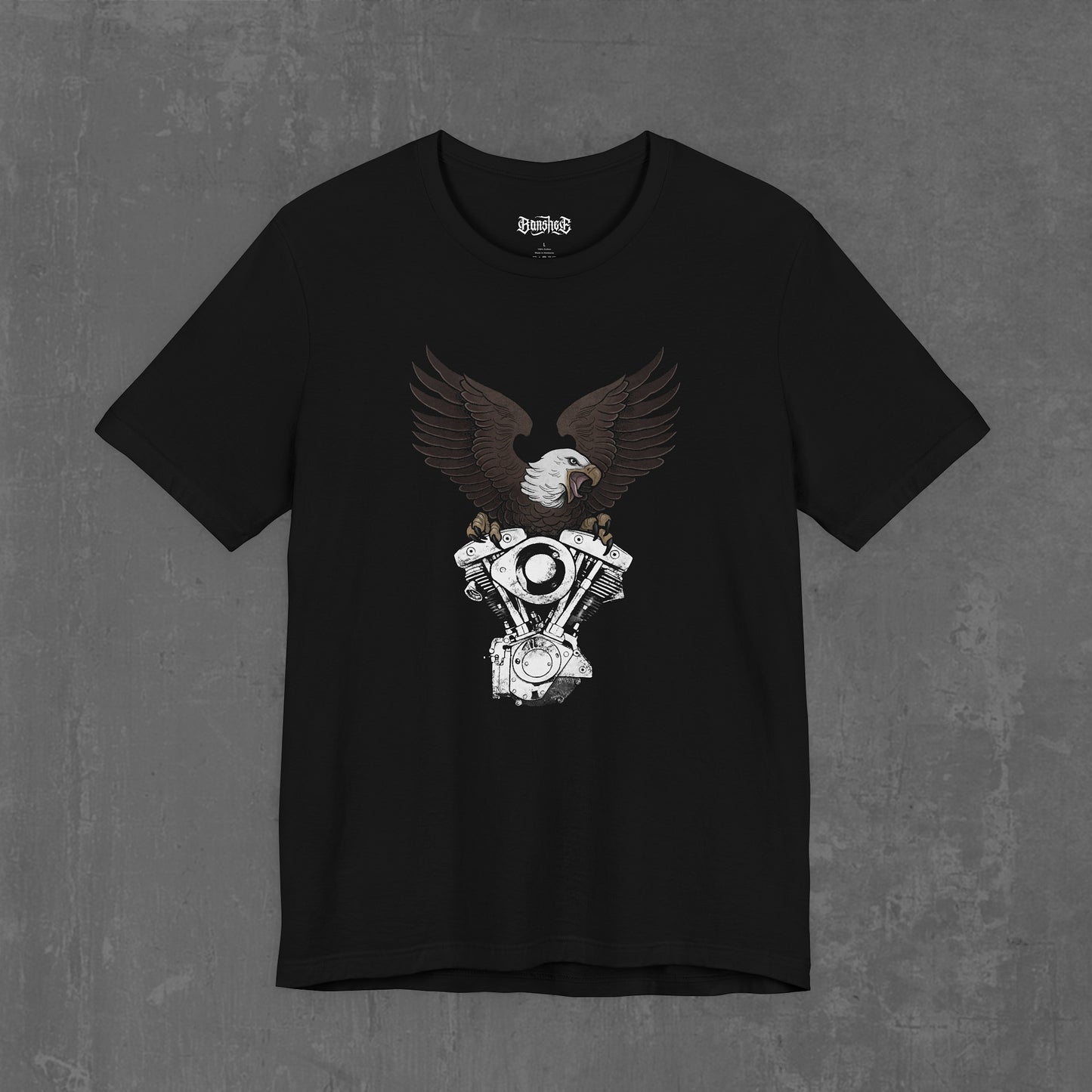 SHOVELHEAD EAGLE T-SHIRT (front & back)