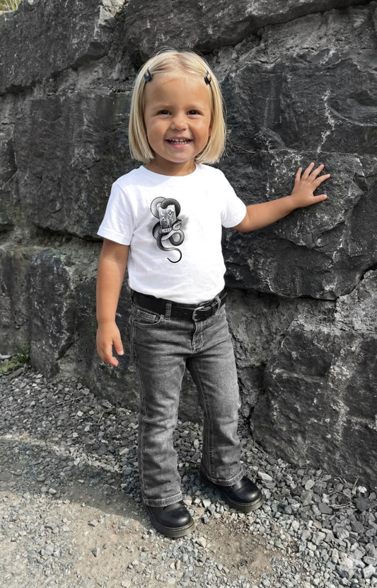 DEATH TAROT TODDLER T-SHIRT (white)
