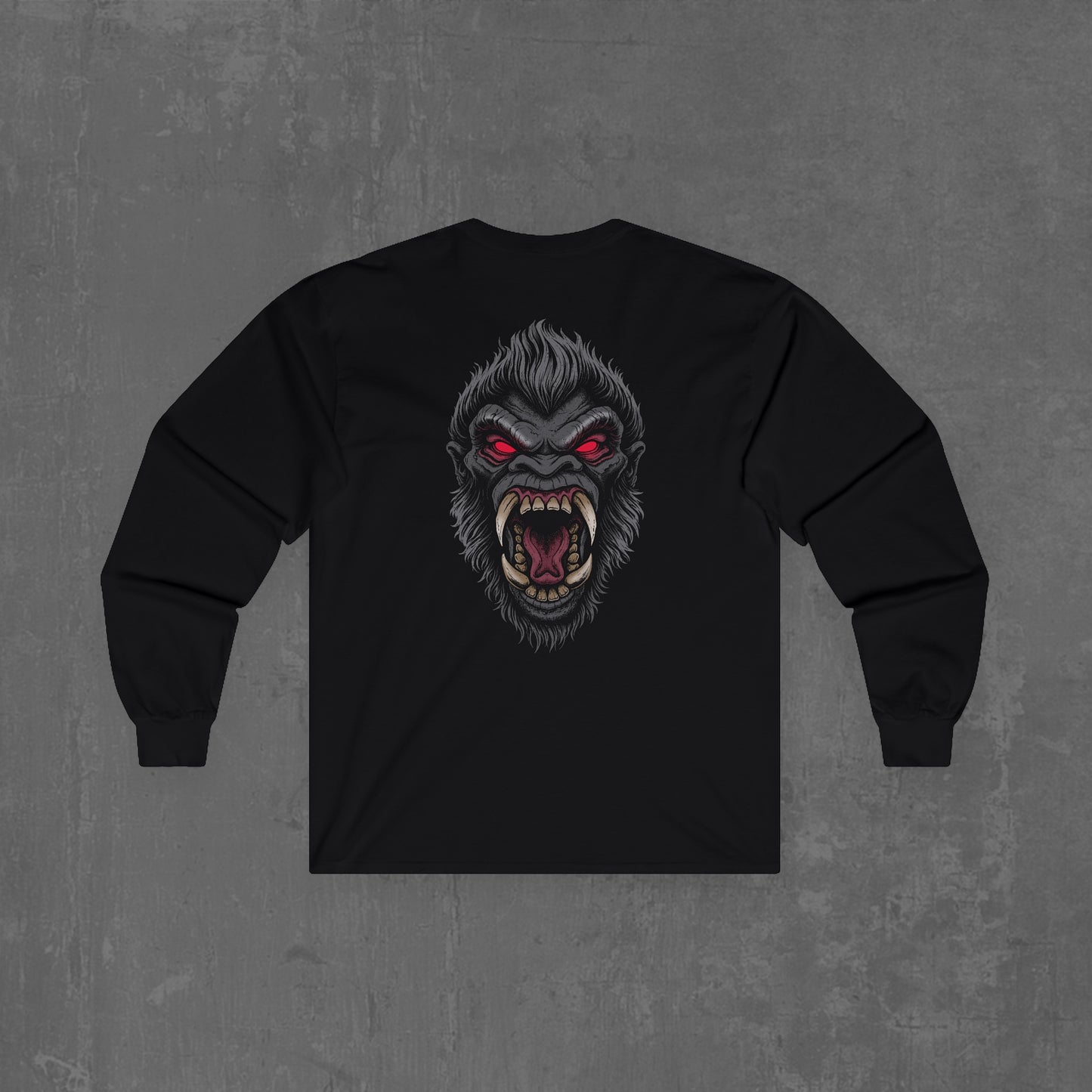 K0NG LONG SLEEVE SHIRT (front & back)