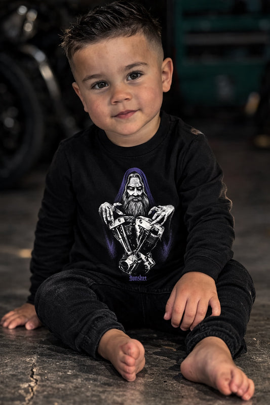 MOTOWIZARD TODDLER LONG SLEEVE TEE