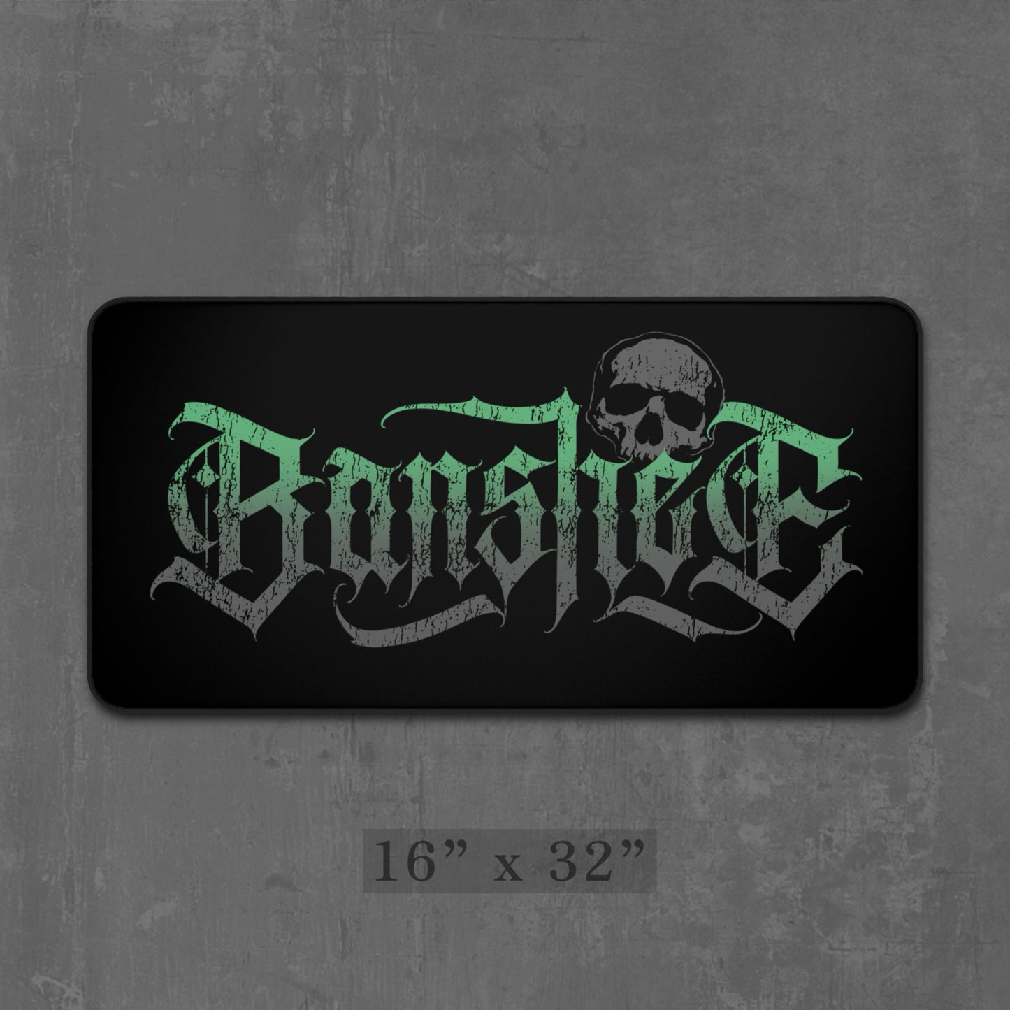 BANSHEE SKULL DESK MAT