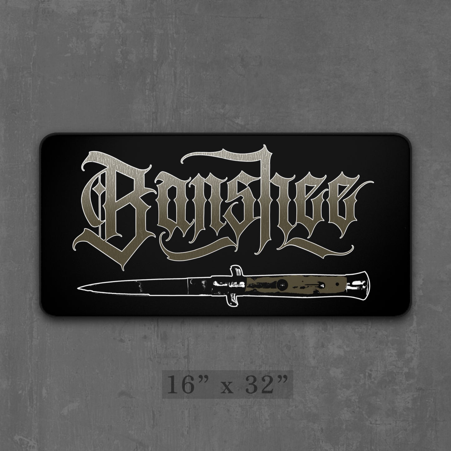 BANSHEE SWITCHBLADE DESK MAT