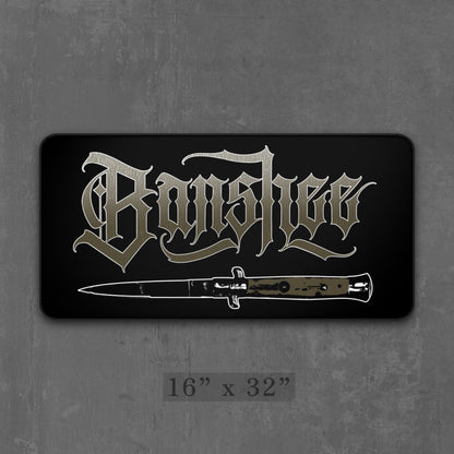 BANSHEE SWITCHBLADE DESK MAT