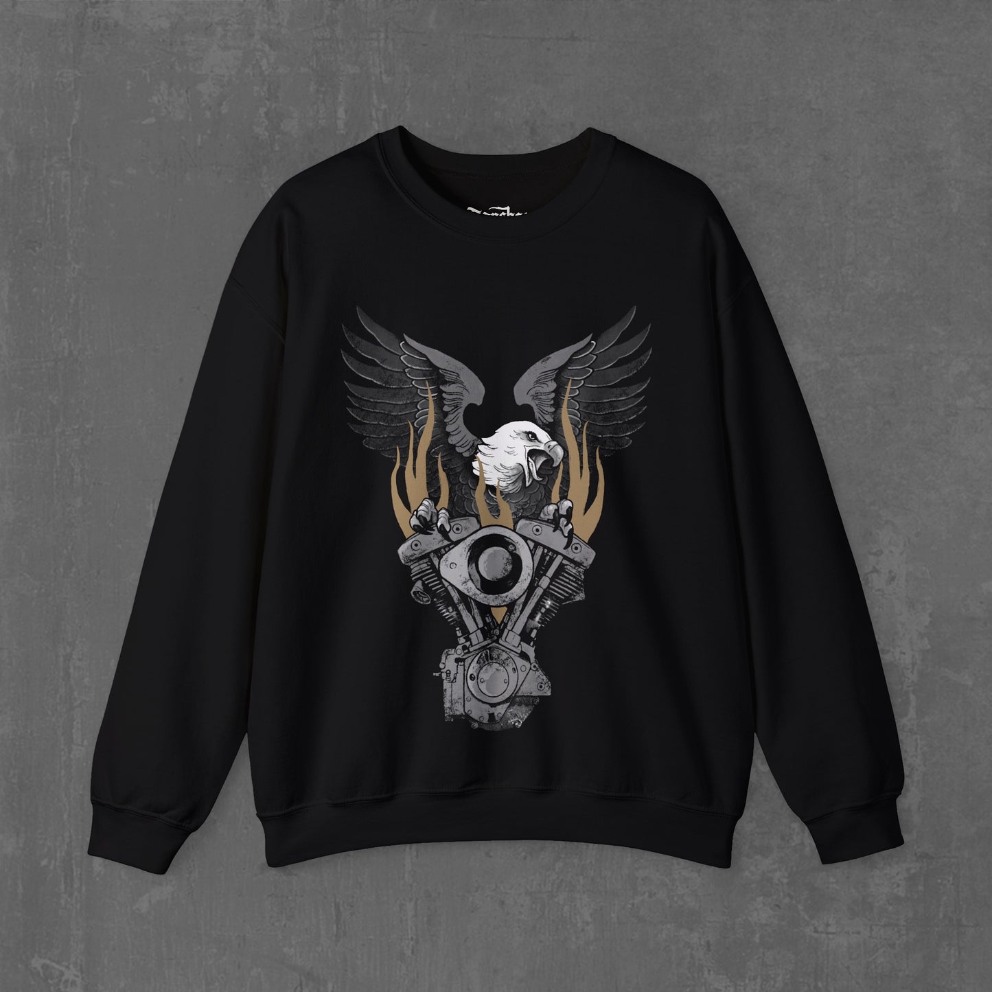 FLAMING SHOVELHEAD SWEATSHIRT