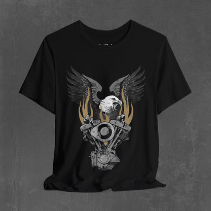 FLAMING SHOVELHEAD T-SHIRT