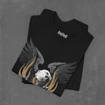 FLAMING SHOVELHEAD T-SHIRT