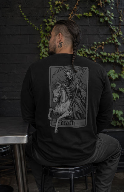 THE HORSEMAN GREY LONG SLEEVE TEE